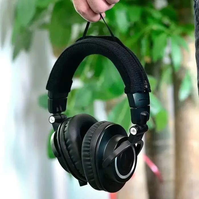 Couvre-écouteurs en tricot pour Bose QC35 II et autres grandes tailles d'écouteurs - Marron et Olive - Protection anti-rayures et anti-dommages - Compatible avec Bose, Sony, Sennheiser et plus
