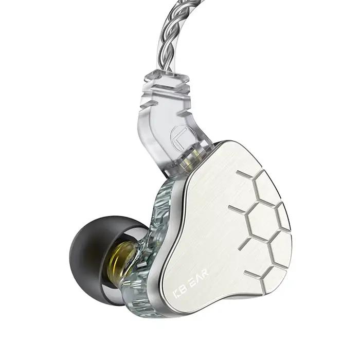 KBEAR Lark dans l'oreille moniteur 2pin câble amovible écouteurs haute fidélité basse insonorisation bouchons d'oreilles adaptés aux musiciens chanteur