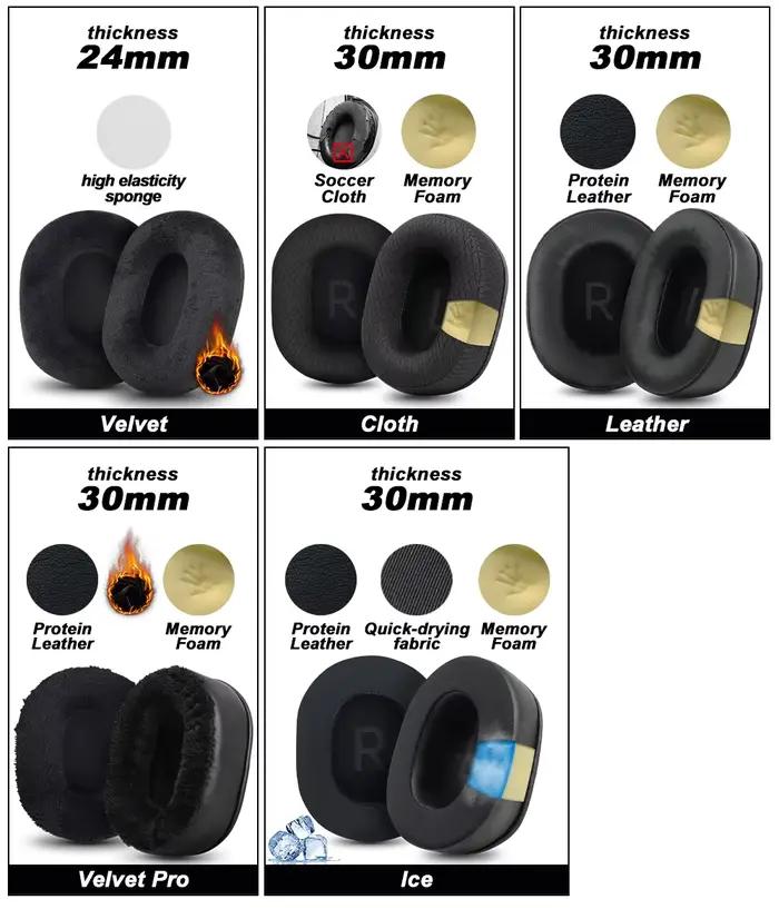 Coussinets pour écouteurs AKG K361/K361BT/K371/K371BT