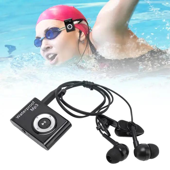Lecteur MP3 8 Go Musique Sous-Marine Plongée Surf Ecouteurs Natation Bouchons Oreilles Étanche IPX8