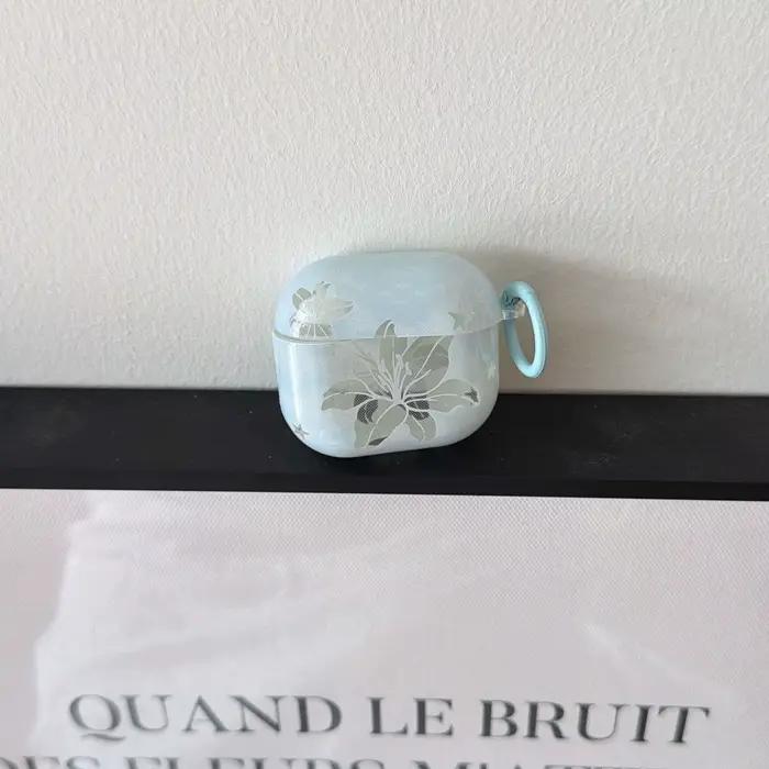 Étui de chargement pour écouteurs sans fil Bluetooth avec motif floral mignon pour Apple AirPods 4
