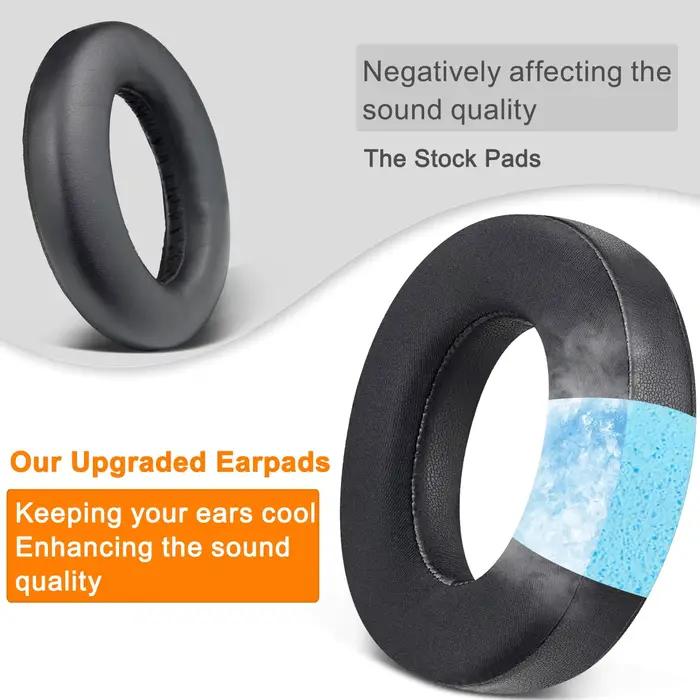 Coussinets d'oreille en gel rafraîchissant Momentum 4 de remplacement pour les écouteurs sans fil Sennheiser
