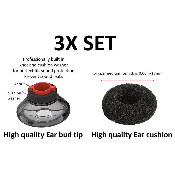 Kit d'embouts d'écouteurs pour casque compatible Bluetooth Communautés tronics Voyager 5200