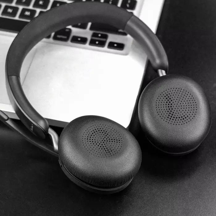Coussinets de remplacement pour casque sans fil supra-auriculaire Jabra Evolve2 65 (Evolve 2 65MS 65UC MS UC)/Evolve2 40 (40UC 40MS USB)/Elite 45h