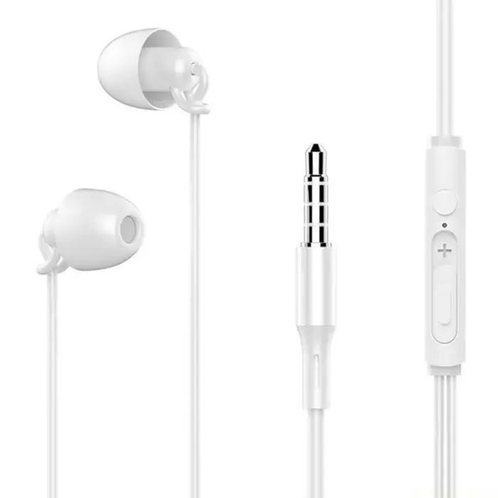 E56B hommes femmes écouteurs 3.5mm pour parfait pour dormir en avion cadeaux course