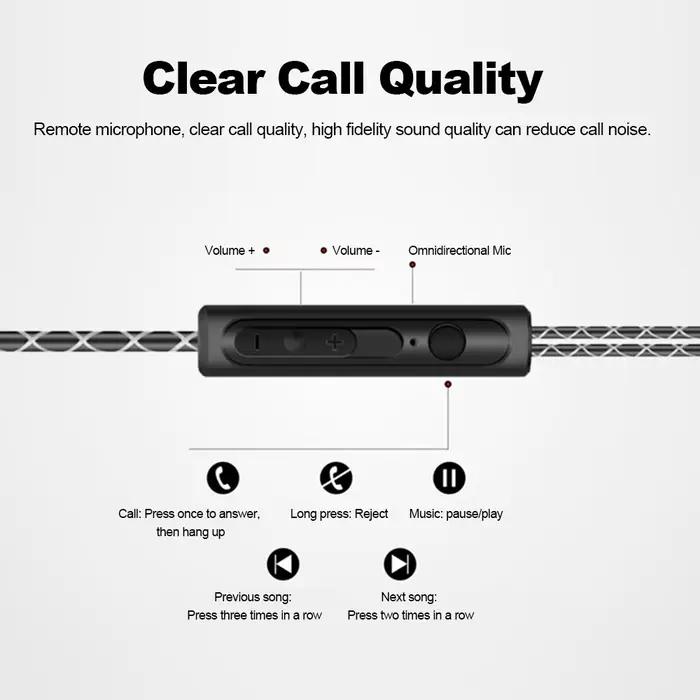 Écouteurs intra-auriculaires filaires étanches S760