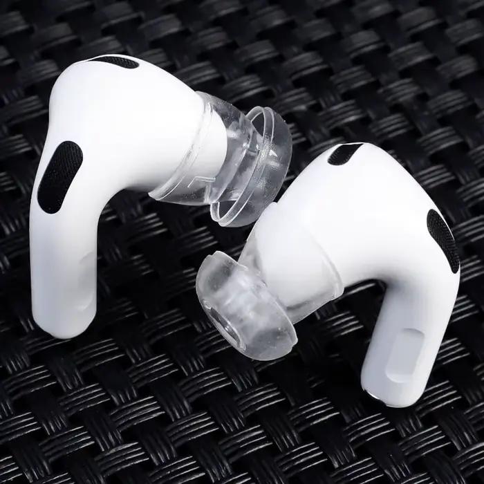 Nouveau Transparent suppression du bruit physique écouteurs couvre casquettes pour Apple AirPods 4 3 anti-dérapant