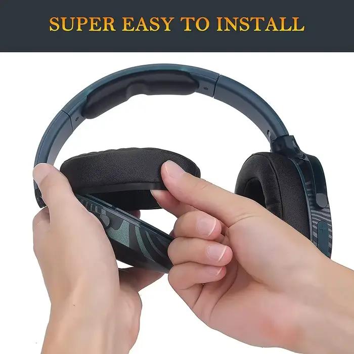 Coussinets d'oreille en cuir pour écouteurs Skullcandy Hesh 3 Hesh ANC Hesh Evo Venue ANC Crusher Wireless Crusher ANC Crusher 360 offrir confort sonore occasionnels