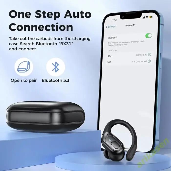 Écouteurs sans fil Bluetooth 5.3