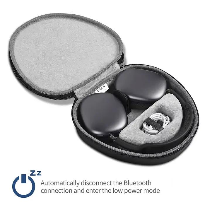 Le plus récent étui intelligent pour Airpods Max avec veille automatique coque rigide EVA étanche antichoc Portable sac de transport organiser pochette
