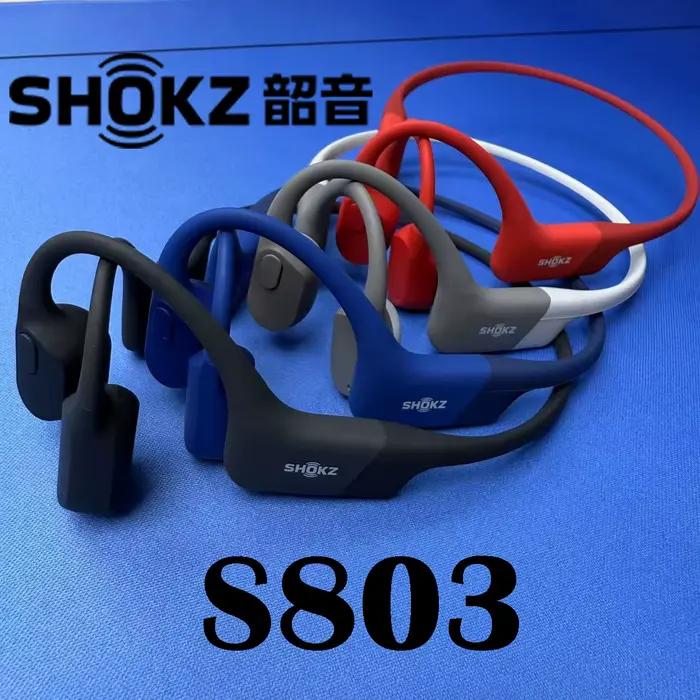 Casque à conduction osseuse pour sportifs SHOKZ S803 OpenRun Air course équitation sans fil Bluetooth noir pour femmes et hommes activités extérieures