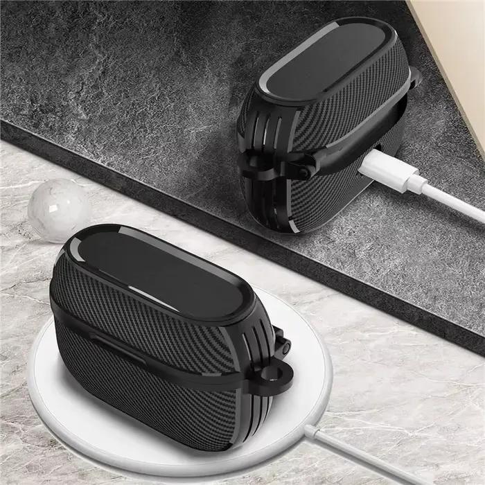 Coque en fibre de carbone et TPU pour Jabra Elite Active 75T Elite 7 Pro Ecouteurs protection antichoc design élégant pour femmes et hommes occasions spéciales