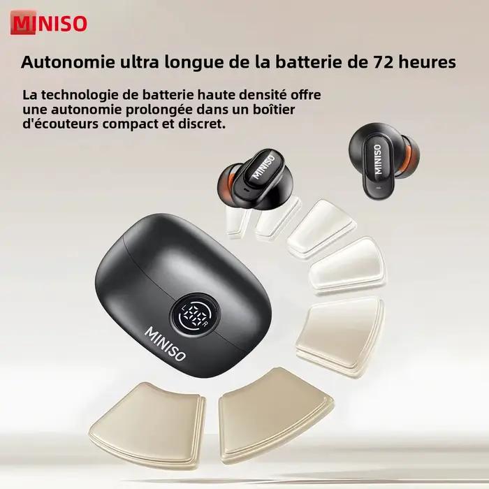 MINISO MS105 Bluetooth écouteur dans l'oreille écouteurs souples