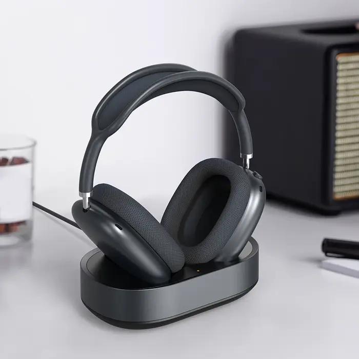 Station de charge pour écouteurs AirPods Max chargeur magnétique pour casque station d'accueil USB C double connecteur anti rayures pour usage quotidien et occasions spéciales