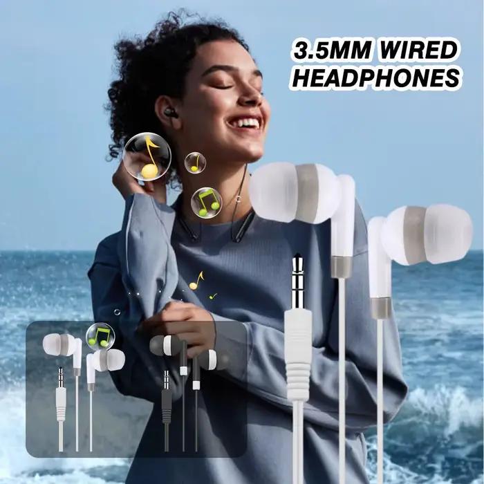 Écouteurs filaires HiFi stéréo avec micro