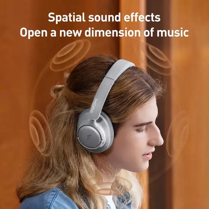 Écouteurs intra-auriculaires 1MORE SonoFlow S sans fil avec annulation active du bruit 42dB pour une expérience musicale haute résolution et une isolation phonique supérieure