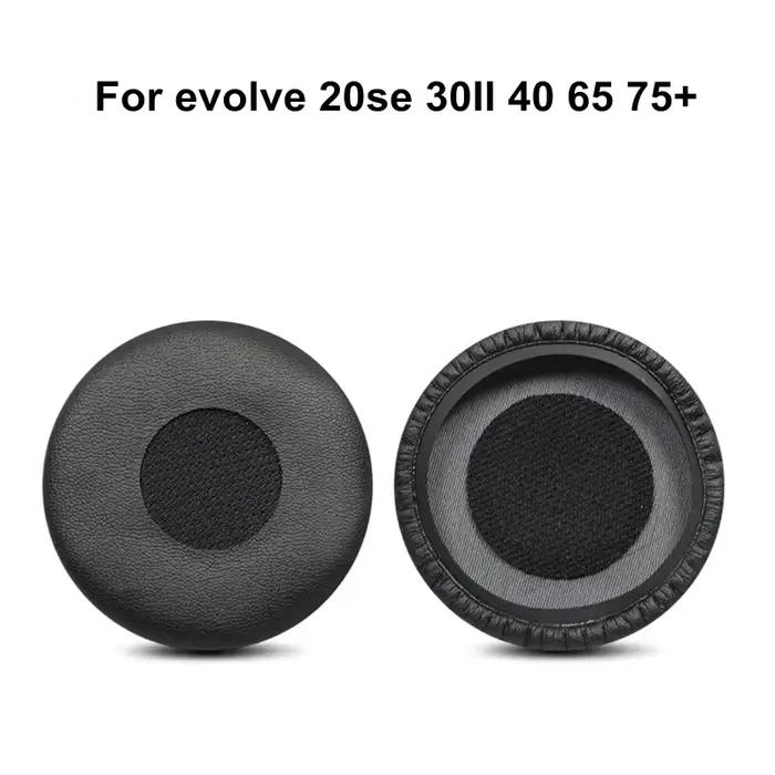 Coussinets d'oreille en cuir protéiné pour Jabra Evolve 20SE 30II 40 65 75 pour écouteurs confortables et durables occasions spéciales