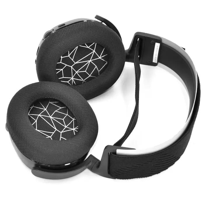 Oreillettes de remplacement en tissu noir