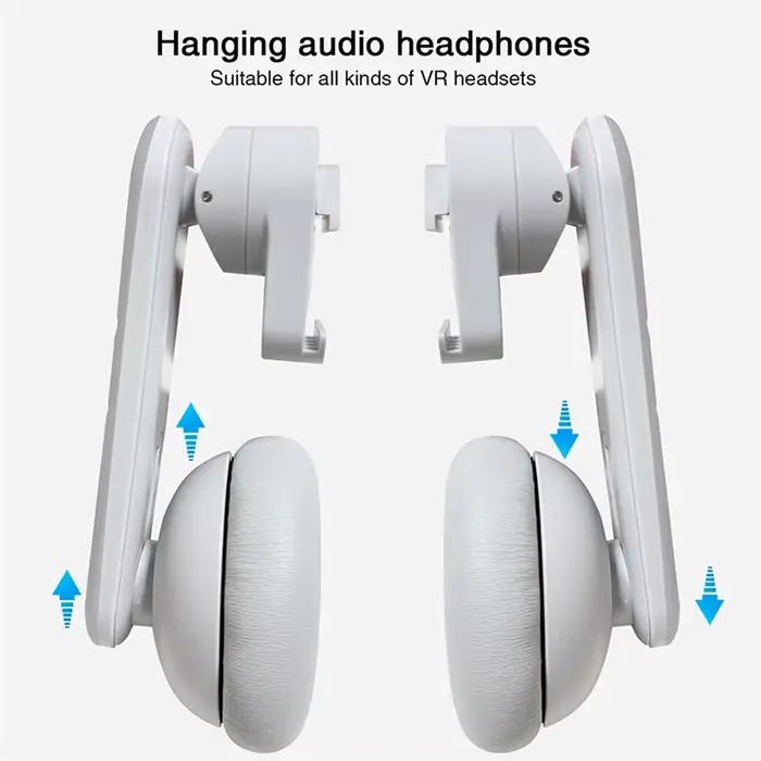 Casque à clipser blanc pour Meta Quest 3