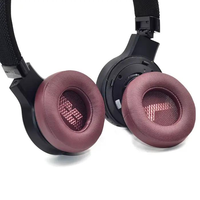Coussinets d'oreille de remplacement en cuir protéiné et mousse à mémoire de forme pour écouteurs JBL Live 400BT 400 460NC