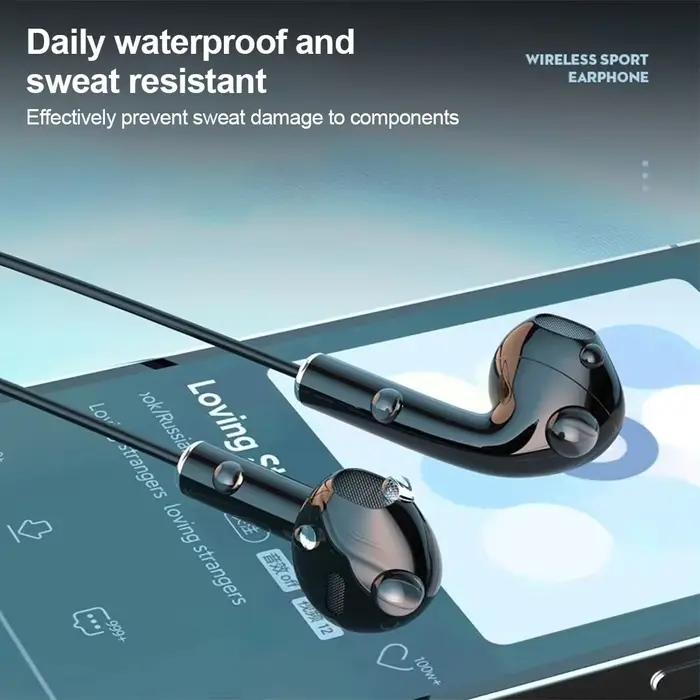 Écouteurs Bluetooth 5.2 à Tour de Cou Imperméables avec Réduction Active du Bruit pour Activités Sportives et Détente Occasions Spéciales