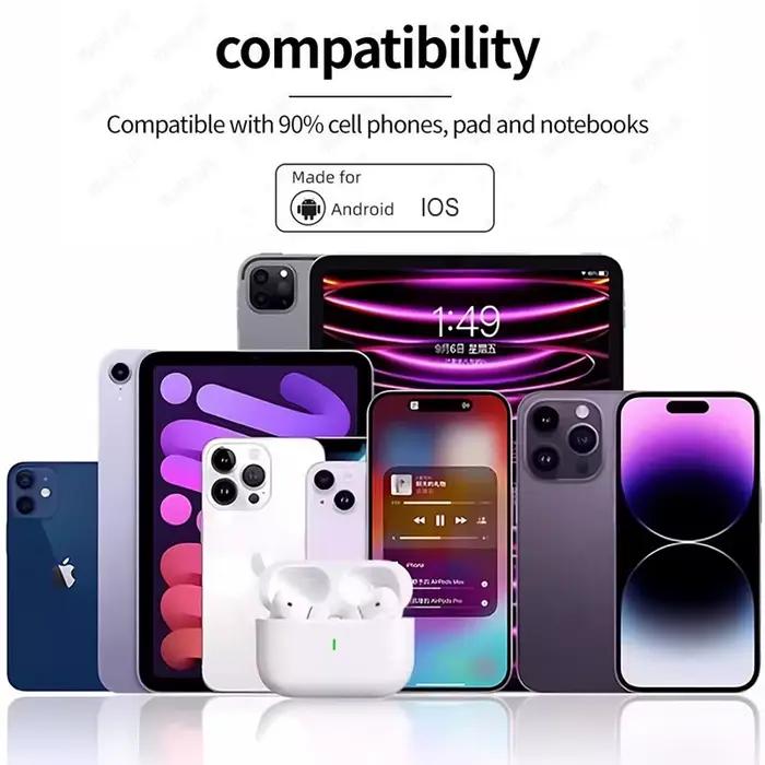 Ecouteurs sans fil Bluetooth Originals pour Apple iPhone TWS In-ear HiFi Antibruit pour Femmes Hommes Occasions Spéciales Activités Sportives