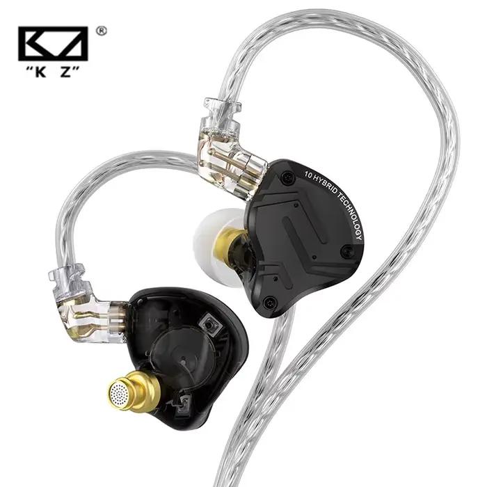 Ecouteurs Intra-Auriculaires Hybrides KZ ZS10 PRO X Pour Téléphone Mobile Et Musique Haute Fidélité Occasions De Sport Ou De Travail Blanc Bleu Rouge Vert