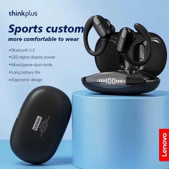 Écouteurs sans fil de sport d'origine Lenovo XT80 avec microphones