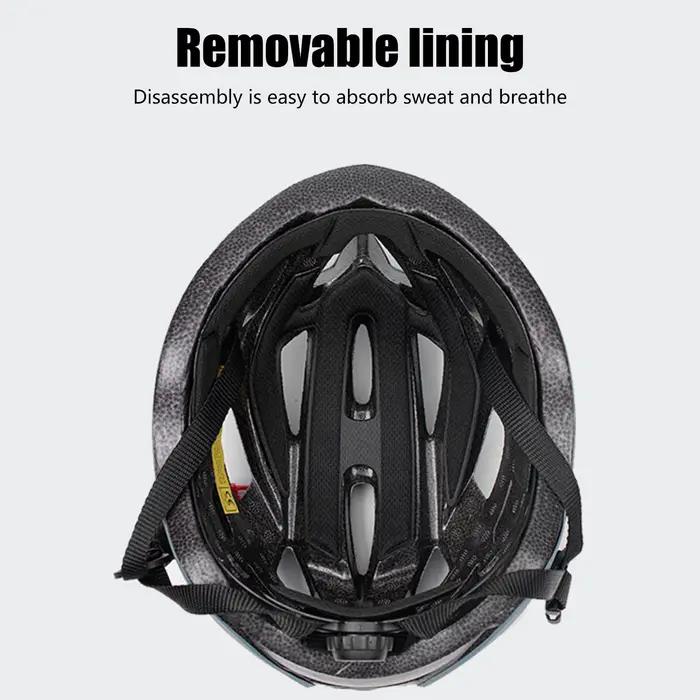 Casque de vélo casque de cyclisme intégré casque de sécurité unisexe protecteur tête de cyclisme équipement de cyclisme respirant