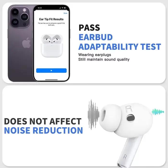 Embouts d'oreille antidérapants en Silicone pour AirPods 4