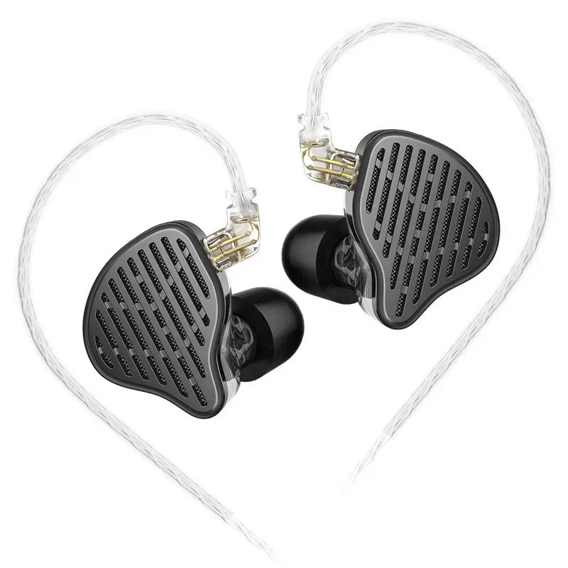 Écouteurs intra-auriculaires en métal KZ x HBB PR2 avec transducteur magnétique planaire, casque HIF