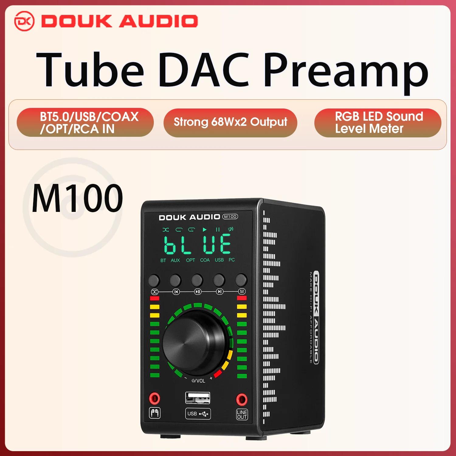 Douk Audio Mini amplificateur numérique COAX/OPT intégré Bluetooth 5.0 ampères maison/voiture/ampli 
