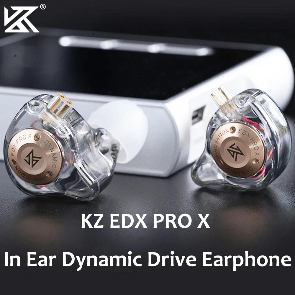 KZ EDX PRO X écouteurs filaires lecteur dynamique HiFi stéréo basse son écouteurs musique suppressio