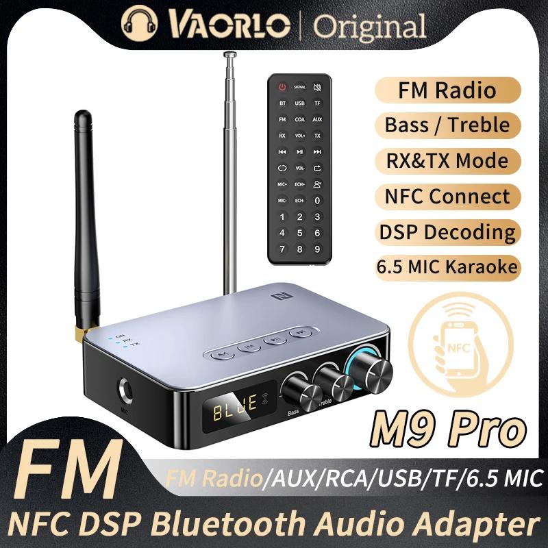 Récepteur et transmetteur Audio Bluetooth M9/M9Pro, adaptateur sans fil DSP, NFC/AUX/RCA/USB u-disk/