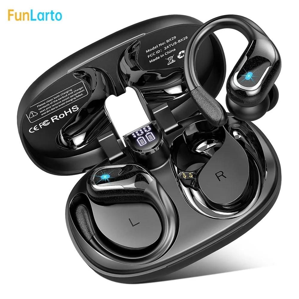 Écouteurs sans fil Bluetooth 5.3 TWS Deep Bass, écouteurs étanches, écouteurs intra-auriculaires, af