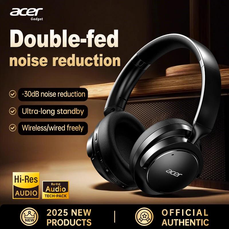 Acer Ohr560 Casque Bluetooth sans fil supra-auriculaire Casque pliable avec microphone intégré Appel