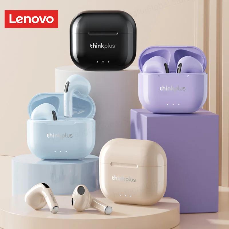 Lenovo-Écouteurs sans fil LP40 II, Bluetooth 5.3, TWS, Réduction du bruit, Contrôle tactile, Synchro
