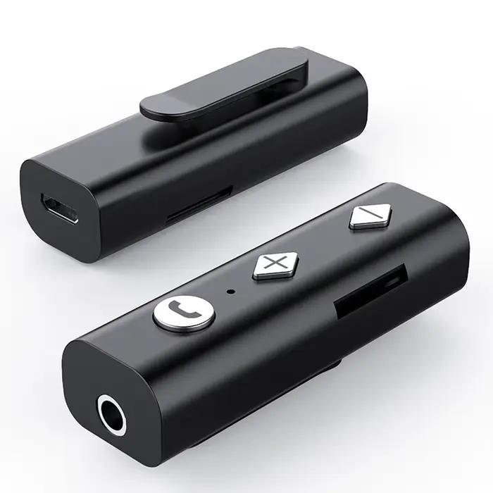 Adaptateur de casque Bluetooth 3.5mm, AUX Bluetooth5.0, 110mAh, récepteur de haut-parleur Audio sans