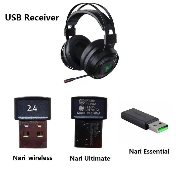 Adaptateur récepteur USB Dongle d'origine pour casque Razer Nari Ultimate/essentiel, pièce de rechan