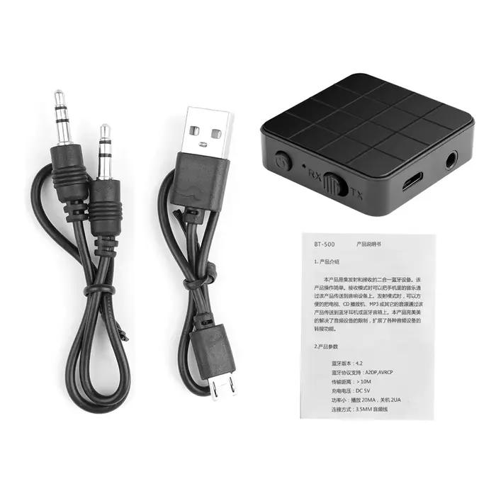 Bluetooth 5.0 récepteur Audio transmetteur 2 en 1 RCA 3.5MM AUX Jack USB Dongle stéréo sans fil adap