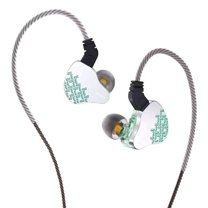 Écouteurs intra-auriculaires filaires Rosefinch KBEAR avec diaphragme composite de 10 mm, faceplate