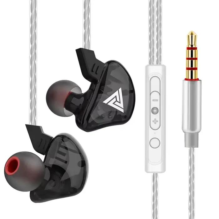 QKZ AK3 FiLe écouteur filaire avec Microphone HiFi moniteur de musique basse casque antibruit pour S