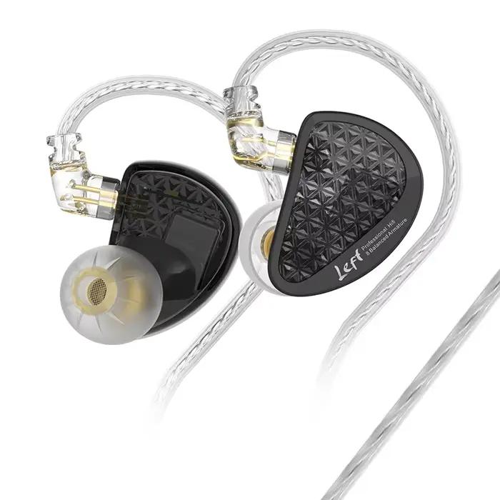 KZ AS16 Pro dans l'oreille écouteurs 16BA Armature équilibrée HIFI basse moniteur casque suppression