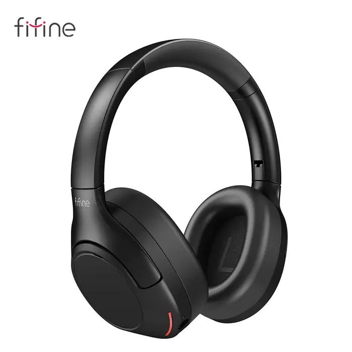 Casque sans fil Bluetooth FIFINE, écouteurs antibruit avec mode transparence, basses profondes, appe