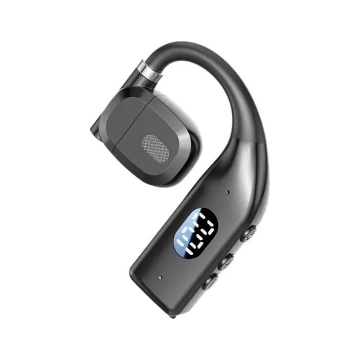 Crochets d'oreille sans fil Bluetooth 5.4 casque de sport de jeu HiFi stéréo réduction du bruit écou