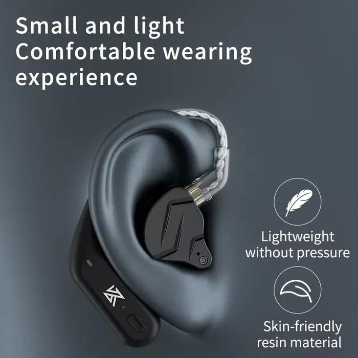 KZ AZ09 Bluetooth 5.2 câble de mise à niveau sans fil HIFI crochet d'oreille sans fil avec étui de c