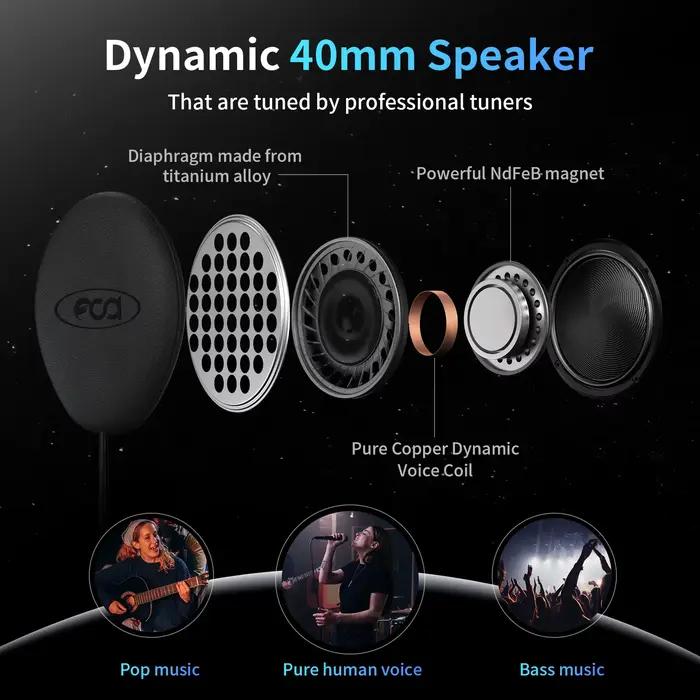 Fodsports M1-S Plus intercom moto casque bluetooth interphone moto