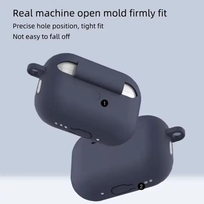 Pour AirPods Pro étui de protection Silicone nouvelle couleur unie Apple Bluetooth casque coque souple housse