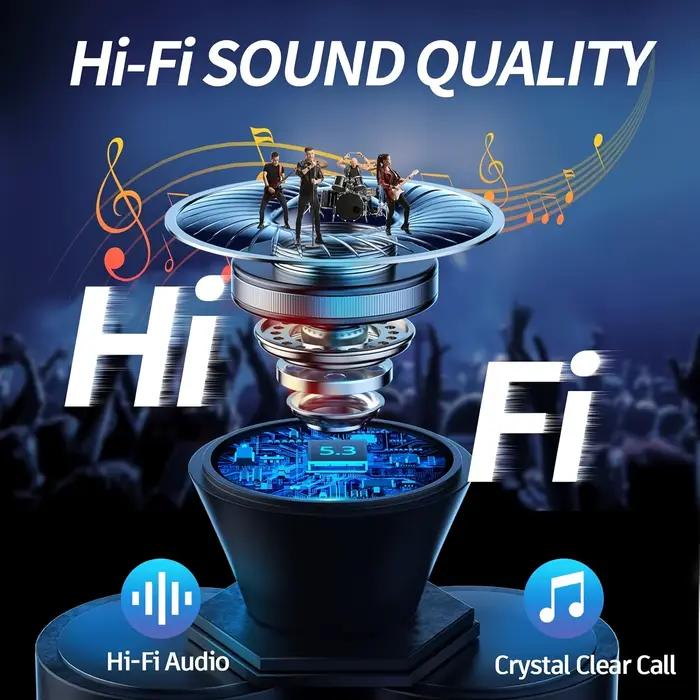 Écouteurs sans fil Bluetooth 5.3