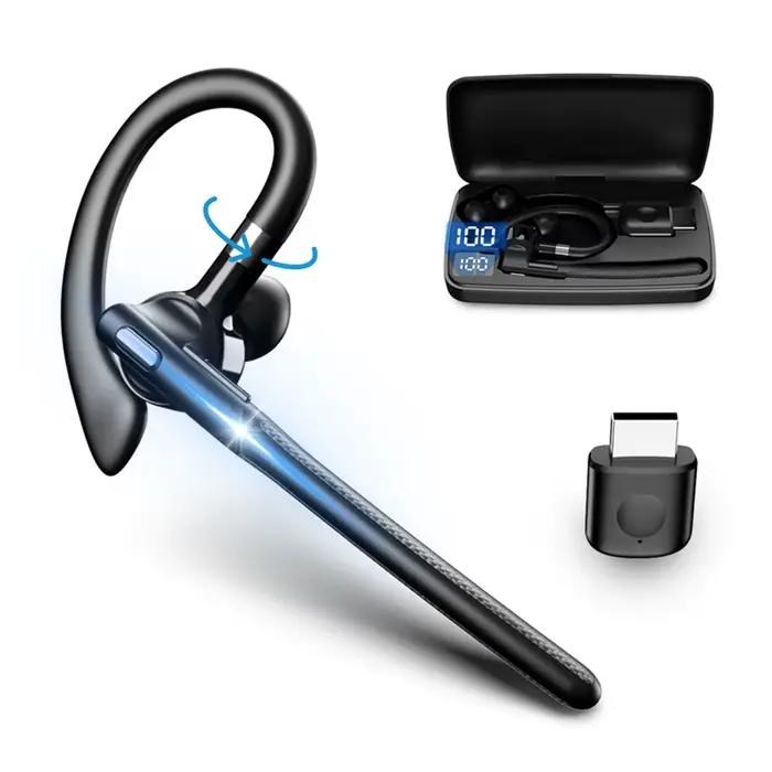 Ecouteurs sans fil Bluetooth 5.4 avec microphone double pour communication claire et son haute qualité occassions quotidiennes et professionnelles